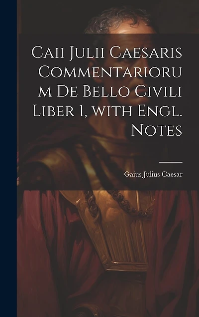 Caii Julii Caesaris Commentariorum De Bello Civili Liber 1, with Engl. Notes