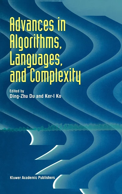 Advances Algorithms, Languages, and Complexity