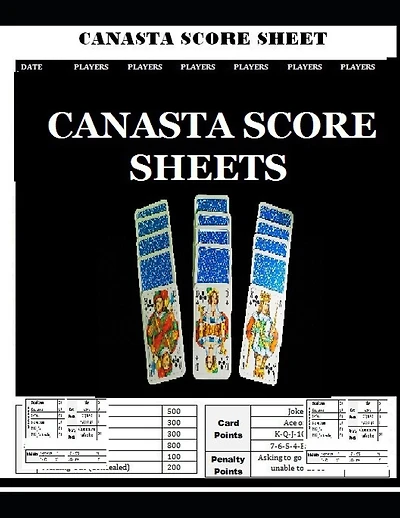 Canasta Score Sheets