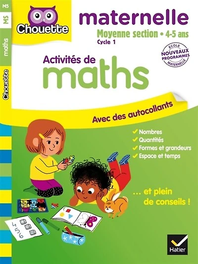 Activités de maths: moyenne section, 4-5 ans