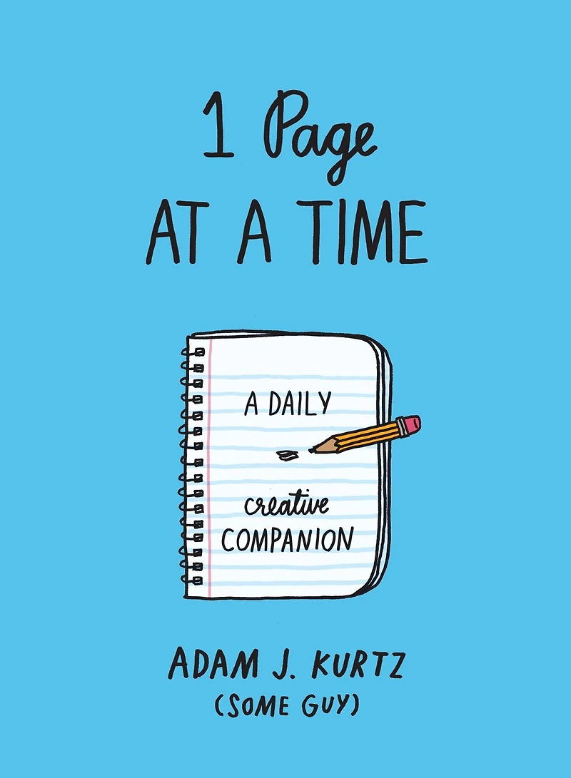 1 Page at A Time (Blue): Daily Creative Companion