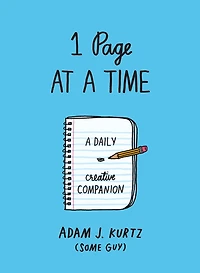 1 Page at A Time (Blue): Daily Creative Companion