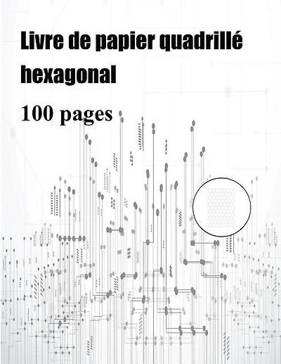 Livre de papier quadrillé hexagonal