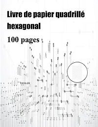 Livre de papier quadrillé hexagonal