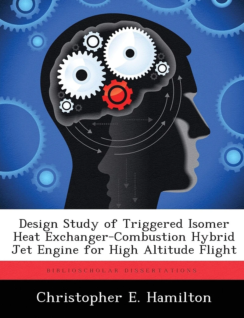Design Study Of Triggered Isomer Heat Exchanger-combustion Hybrid Jet Engine For High Altitude Flight
