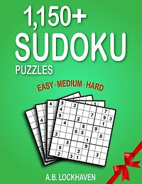 1,150+ Sudoku Puzzles: Easy, Medium, Hard