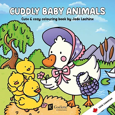 Cuddly Baby Animals: Cute & cozy colouring book