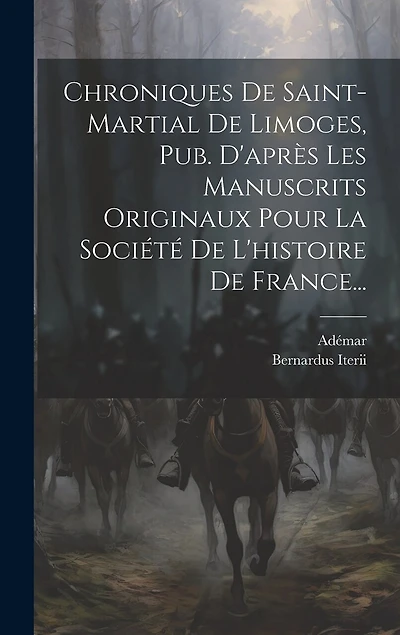 Chroniques De Saint-martial De Limoges, Pub. D'après Les Manuscrits Originaux Pour La Société De L'histoire De France...