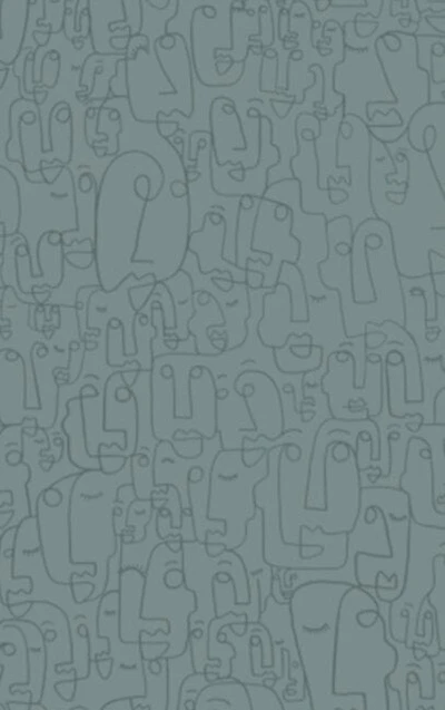Faces Dotted Notebook
