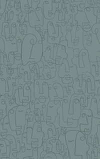 Faces Dotted Notebook