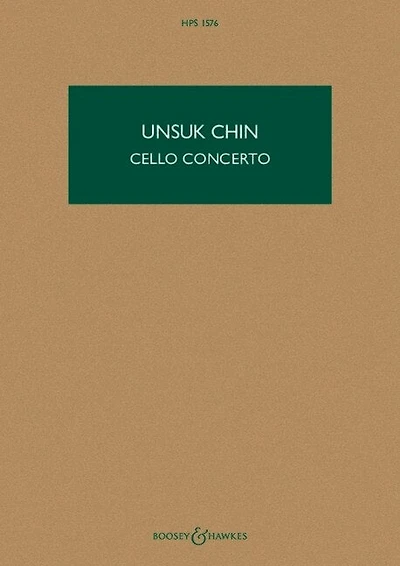 Chin: Cello Concerto HPS 1576 Study Score