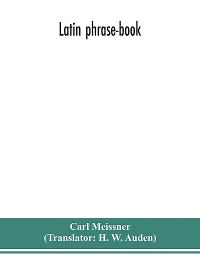 Latin phrase-book