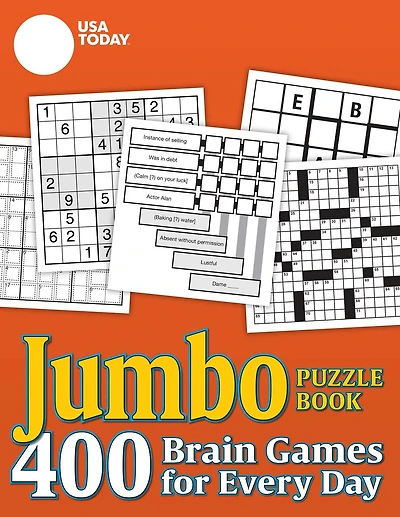 USA TODAY Jumbo Puzzle Book: 400 Brain Games for Every Day