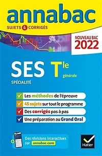 SES spécialité, terminale générale: nouveau bac 2022