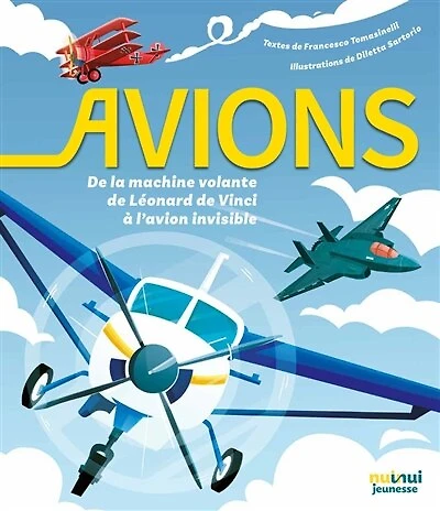 Avions: de la machine volante de Léonard de Vinci à l'avion invisible