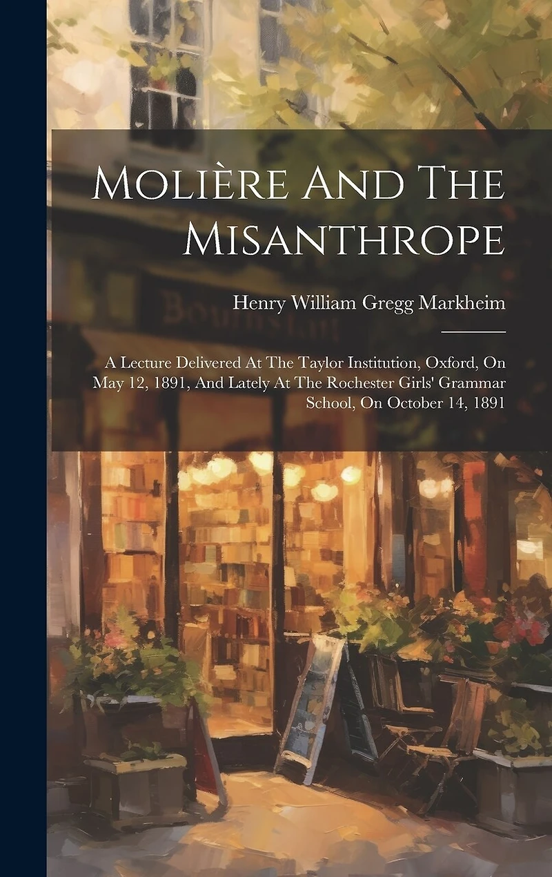 Molière And The Misanthrope: A Lecture Delivered At The Taylor Institution, Oxford, On May 12, 1891, And Lately At The Rochester Girls' Grammar School, On October 14, 1891
