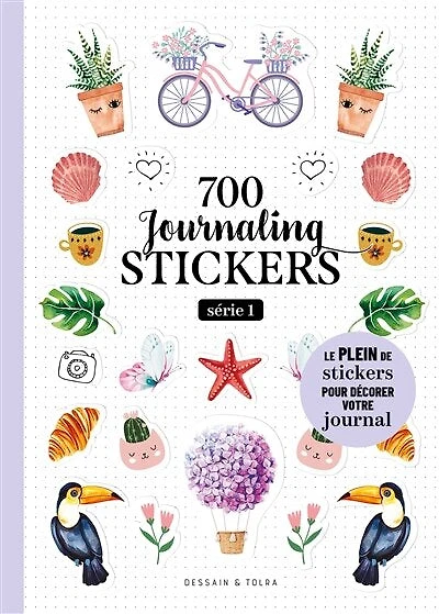 700 journaling stickers : série 1: série 1