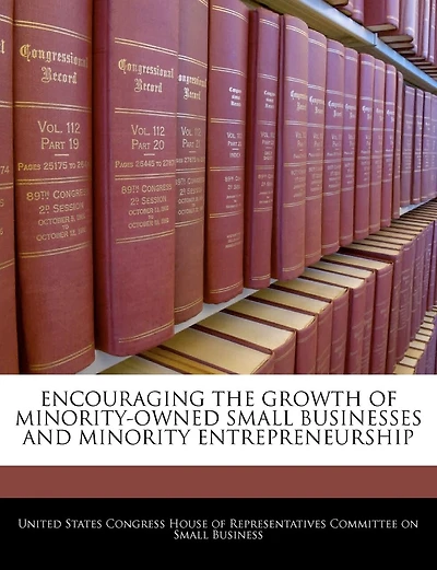 Encouraging The Growth Of Minority-owned Small Businesses And Minority Entrepreneurship