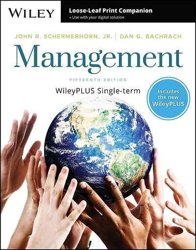 Management, 15e WileyPLUS Card with Loose-leaf Set Single Term