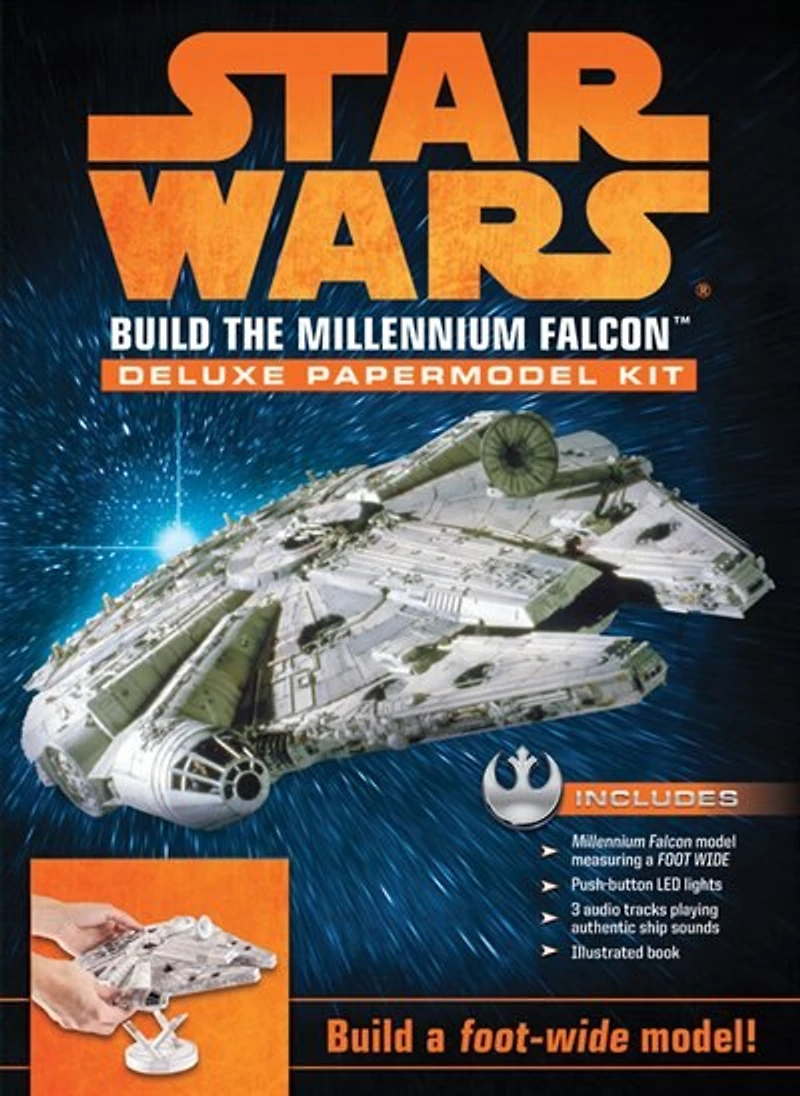 Star Wars Master Models Millennium Falcon: Relive The Falcon's Greatest Missions And Build A Foot-wide Paper Model