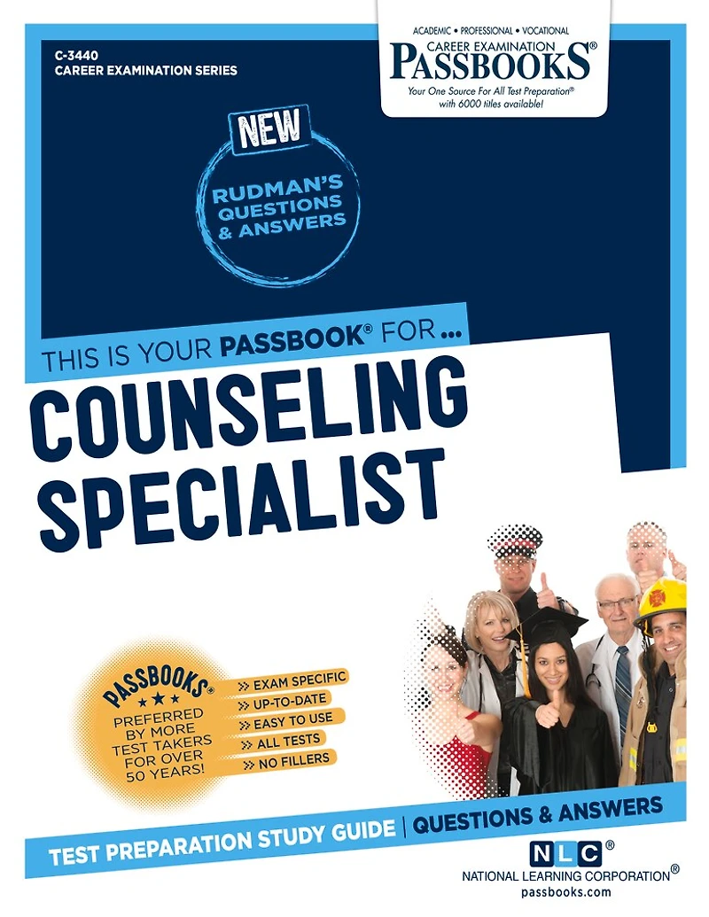 Counseling Specialist (C-3440): Passbooks Study Guide