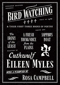 Bird Watching and their First Three Books of Poetry