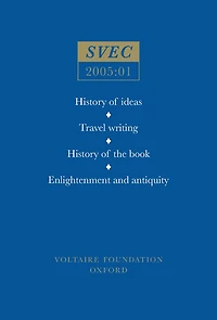 History of ideas; Travel writing; History of the book; Enlightenment and antiquity