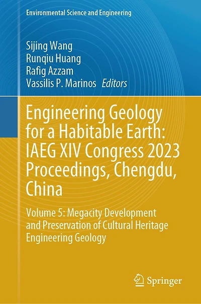 Engineering Geology for a Habitable Earth: IAEG XIV Congress 2023 Proceedings, Chengdu