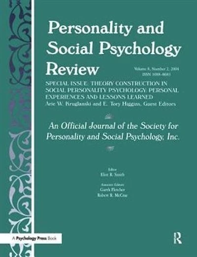 Theory Construction Social personality Psychology: Personal Experiences and Lessons Learned: A Special Issue of Psychology Review