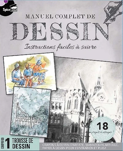 Manuel complet de dessin: Des instructions faciles à suivre