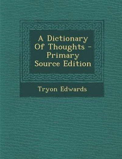 A Dictionary Of Thoughts