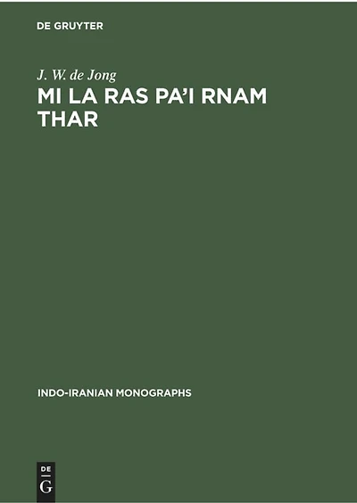 Mi la ras pa’i rnam thar: Texte tibétain de la Vie de Milarépa