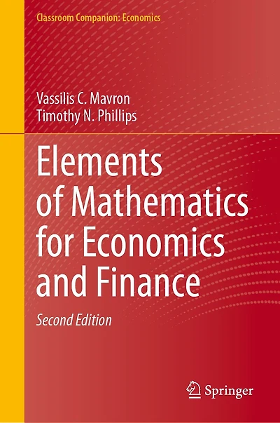 Elements of Mathematics for Economics and Finance