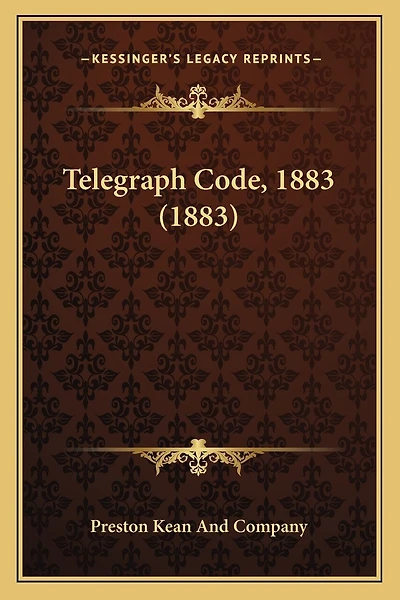 Telegraph Code, 1883 (1883)