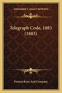 Telegraph Code, 1883 (1883)