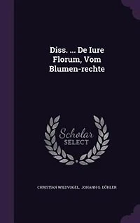Diss. ... De Iure Florum, Vom Blumen-rechte