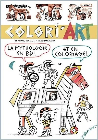 Colori'art: la mythologie en BD ! Et en coloriage !