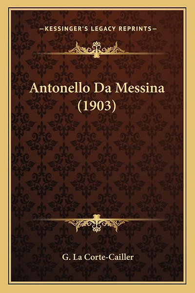 Antonello Da Messina (1903)