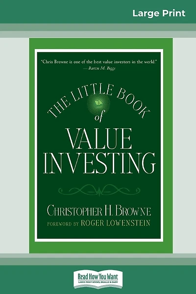 The Little Book Of Value Investing: (little Books. Big Profits) (16pt Large Print Edition)