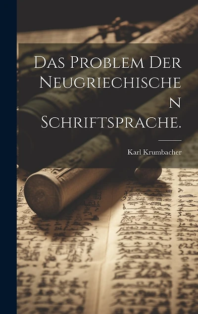 Das Problem der neugriechischen Schriftsprache.