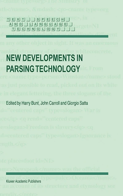 New Developments Parsing Technology