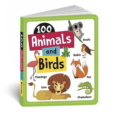 100 Animals & Birds: Board Book of First 100 Most Important Animals & Birds for PreSchool Kids, Toddlers [Penguin Early Learning Series]