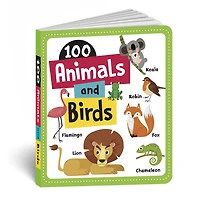 100 Animals & Birds: Board Book of First 100 Most Important Animals & Birds for PreSchool Kids, Toddlers [Penguin Early Learning Series]