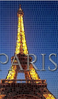 Paris eiffel tower Mosaic creative blank journal sir Michael Huhn designer edition: