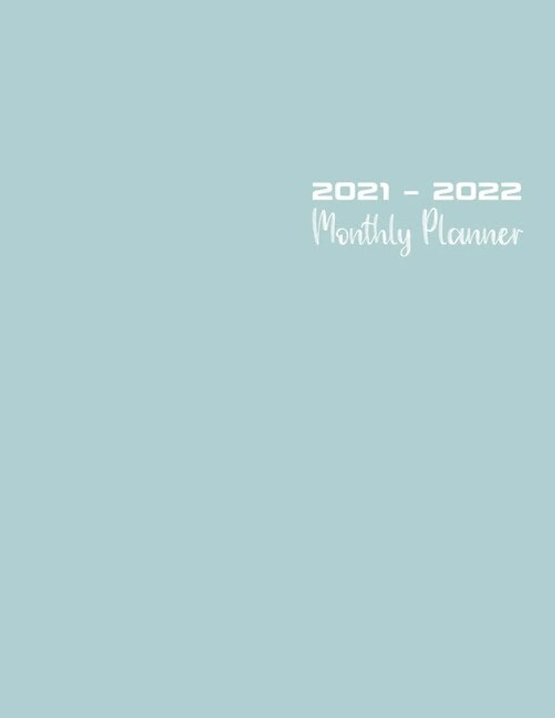 2021 - 2022 Monthly Planner: Large Monthly Calendar And Organizer - Stylish Dayflower- Perfect Gift For Women, Girls, Adults, Te