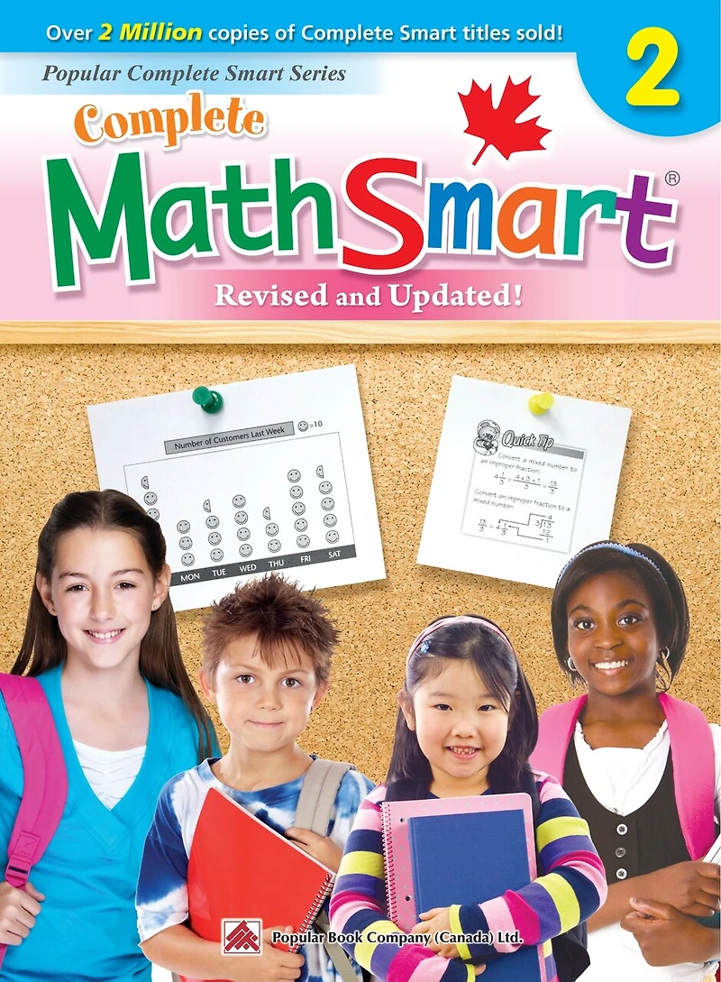 Complete Mathsmart 7: Canadian Curriculum Math Workbook For Grade 7