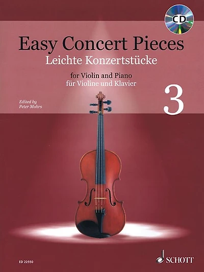 Easy Concert Pieces - Volume 3: 16 Famous Pieces From 4 Centuries Violin And Piano