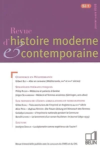 Revue d'histoire moderne et contemporaine, n°52-1