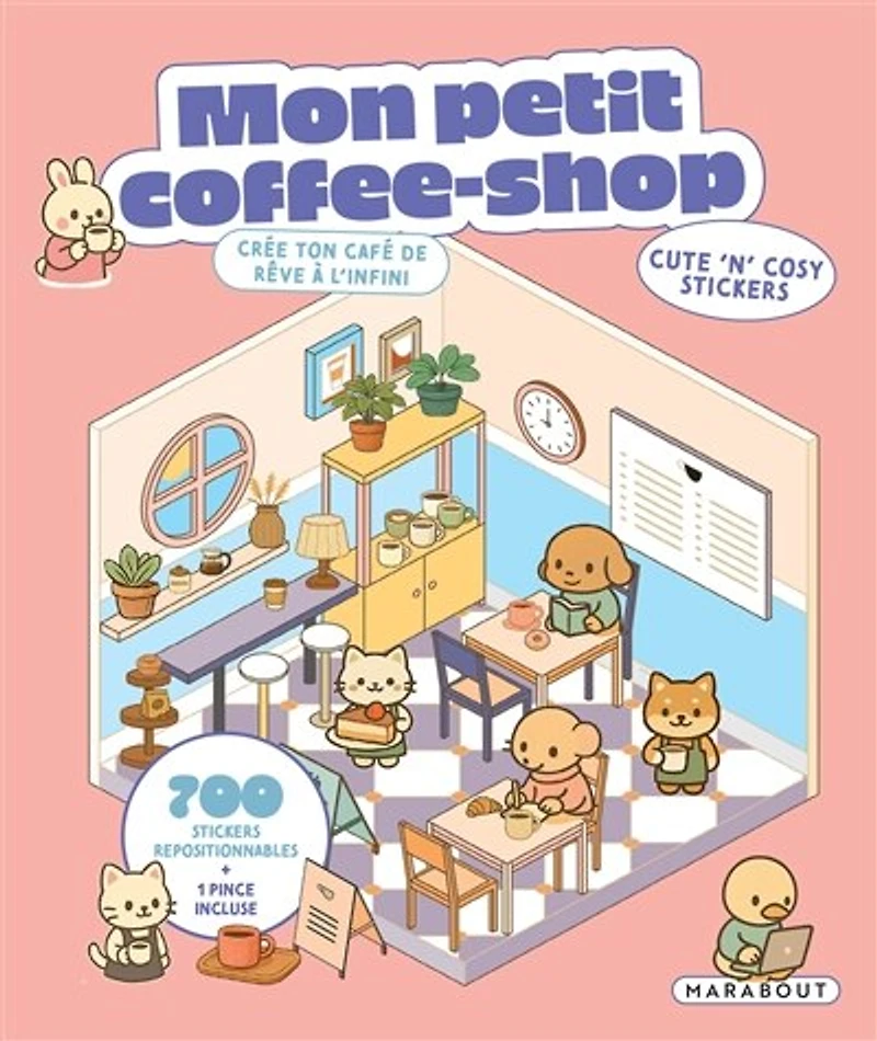 Mon petit coffee-shop: cute 'n' cosy stickers