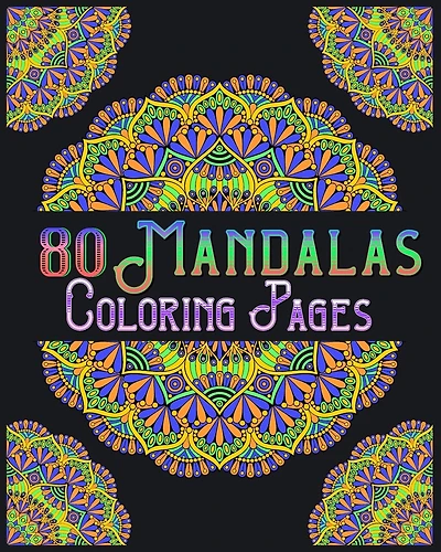 Mandalas Coloring Pages: mandala coloring book for all: mindful patterns and mandalas coloring book: Stress relieving and relaxing Coloring Pages